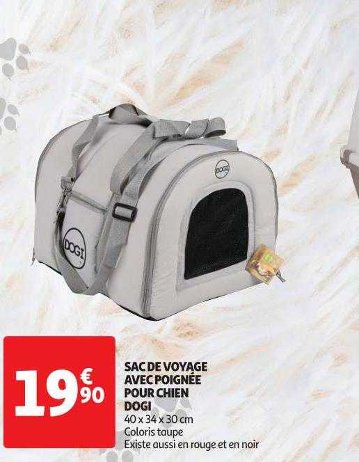 sac de voyage avec poignée pour chien dogi