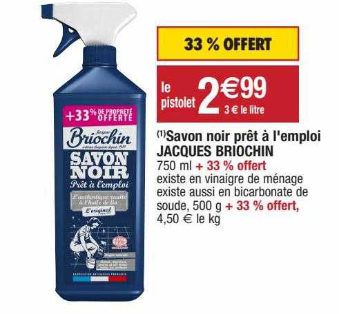 savon noir prêt à l'emploi jacques briochin