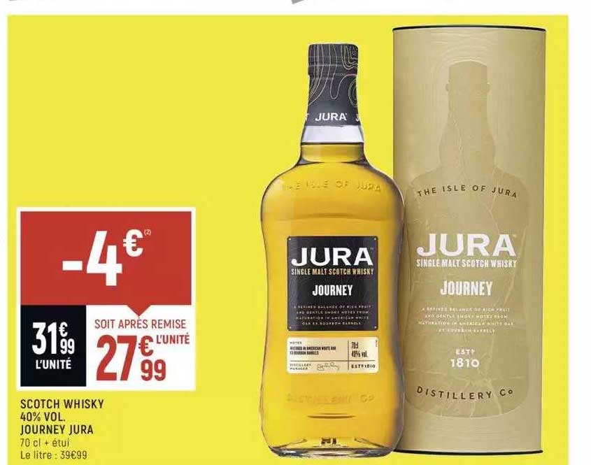 scotch whisky 40% vol. journey jura