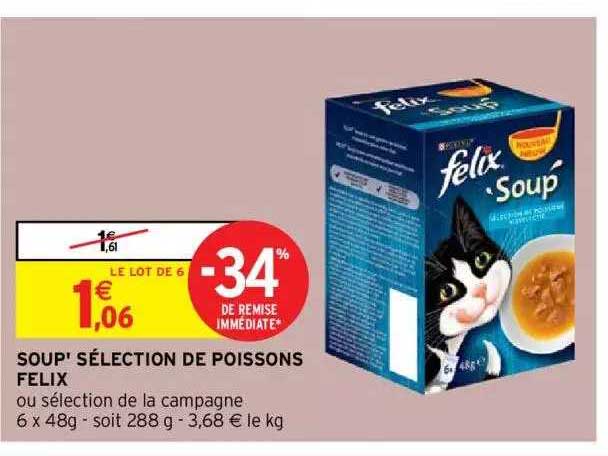 Soup' Sélection De Poissons Felix