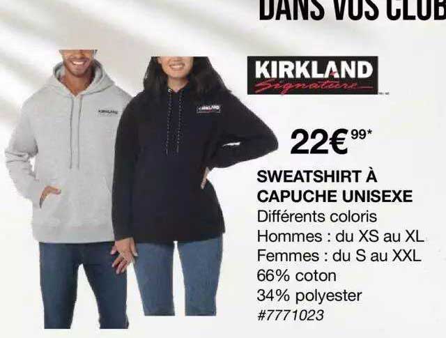 sweatshirt à capuche unisexe