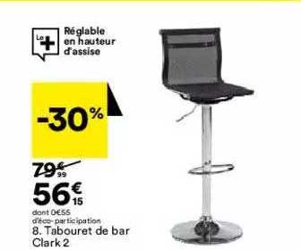 tabouret de bar clark 2