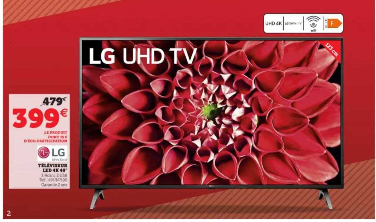 Téléviseur Led 4k 49" Lg
