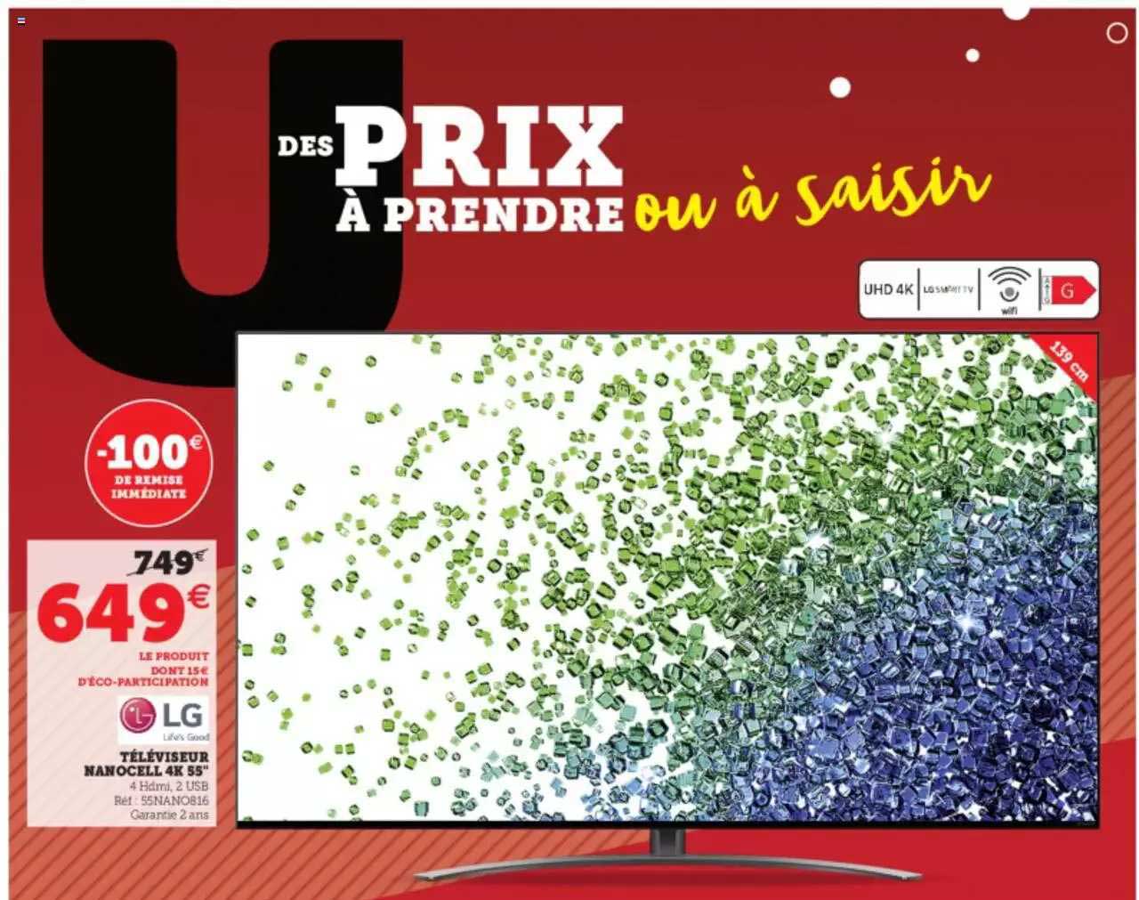 Téléviseur Nanocell 4k 55" Lg