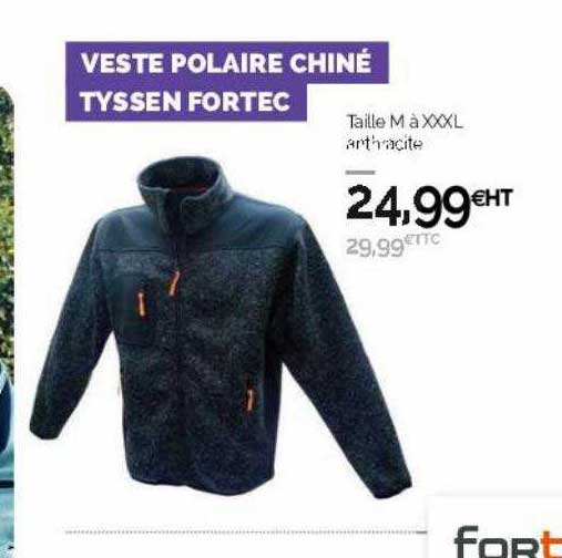 veste polaire chiné tyssen fortec
