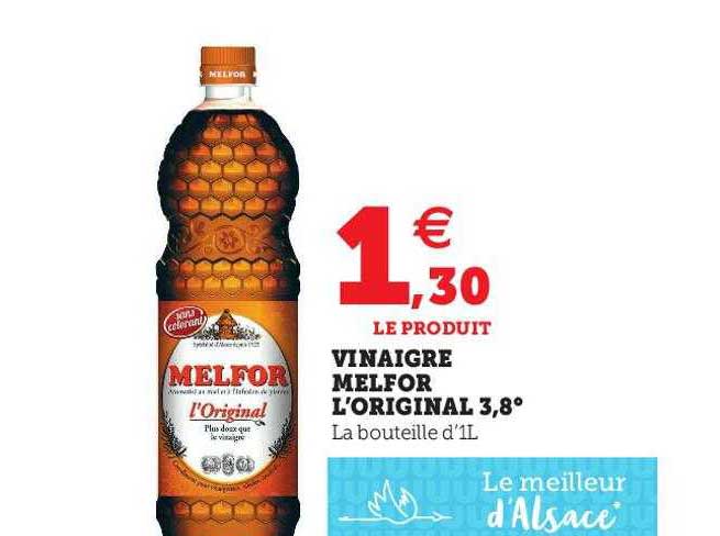 vinaigre melfor l'original 3,8°