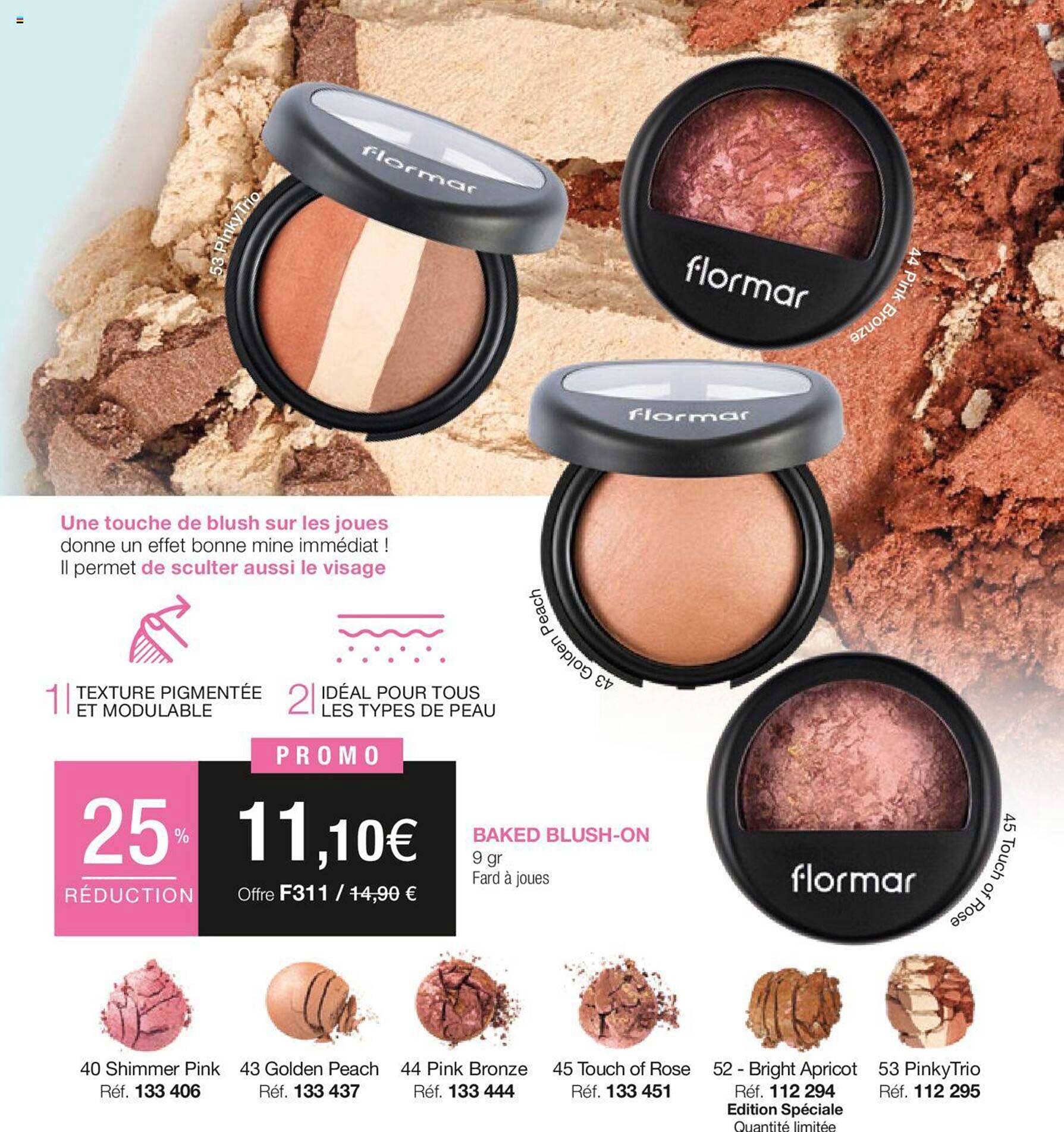 baked blush-on flormar