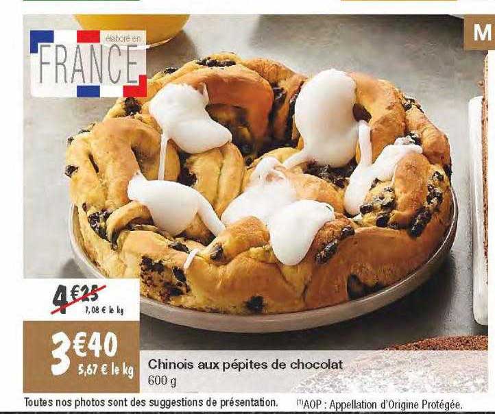 Chinois Aux Pépites De Chocolat