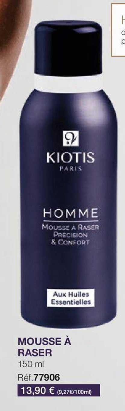 mousse à raser kiotis paris