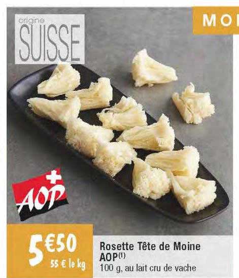 rosette tête de moine aop