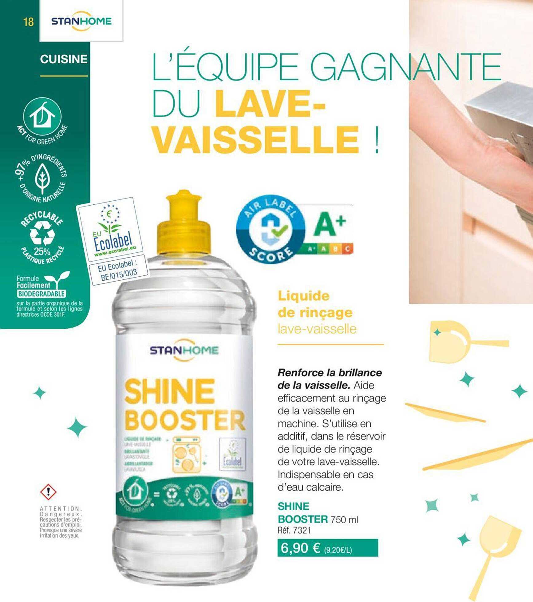 shine booster stanhome