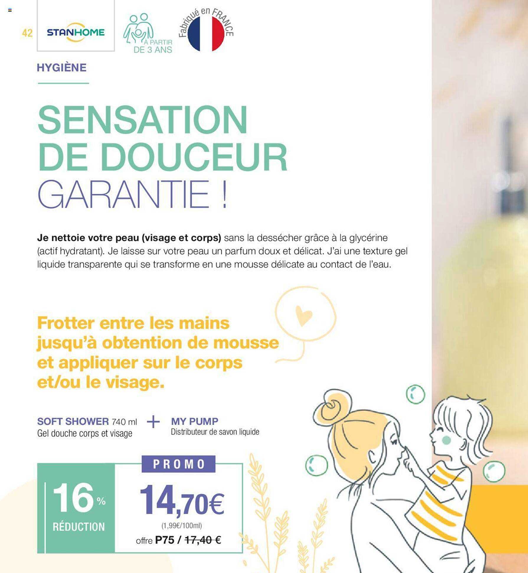 soft shower + my pump stanhome