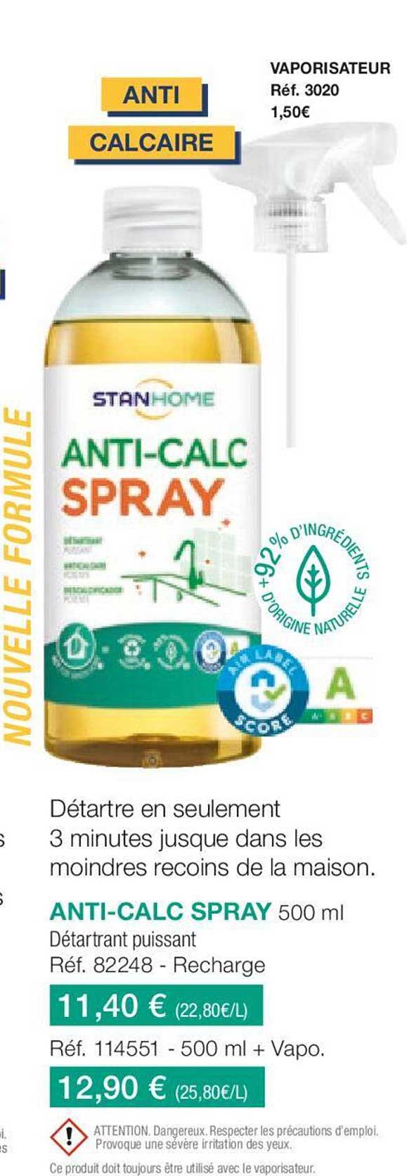 anti-calc spray stanhome