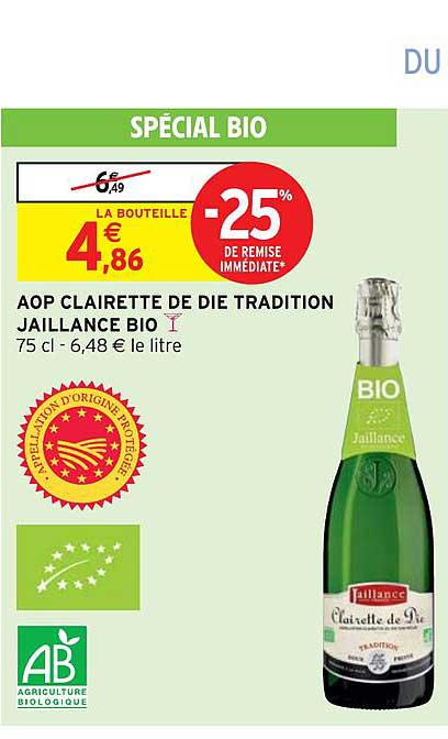 aop clairette de die tradition