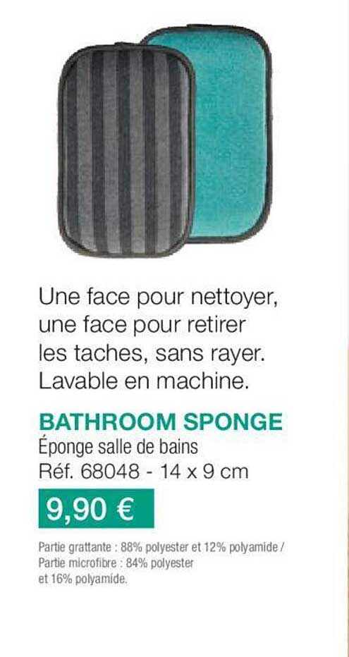 bathroom sponge