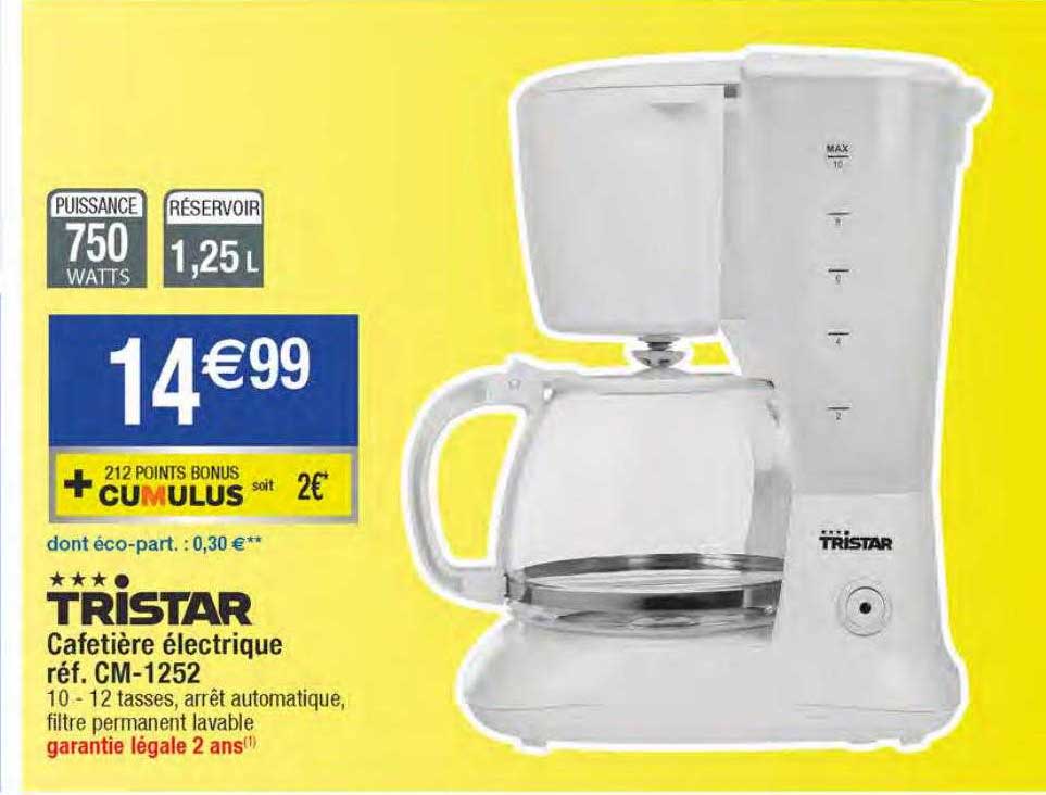 Cafetière électrique Tristar Cm-1252