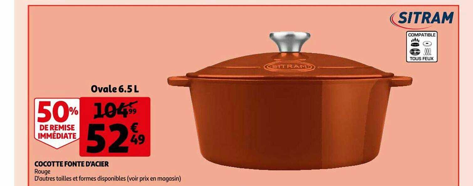 cocotte fonte d'acier