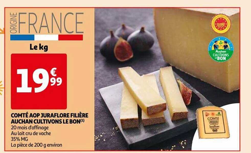 comté aop juraflore filière auchan cultivons le bon