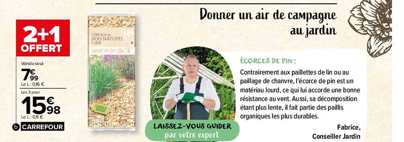 copeaux de bois naturel uab