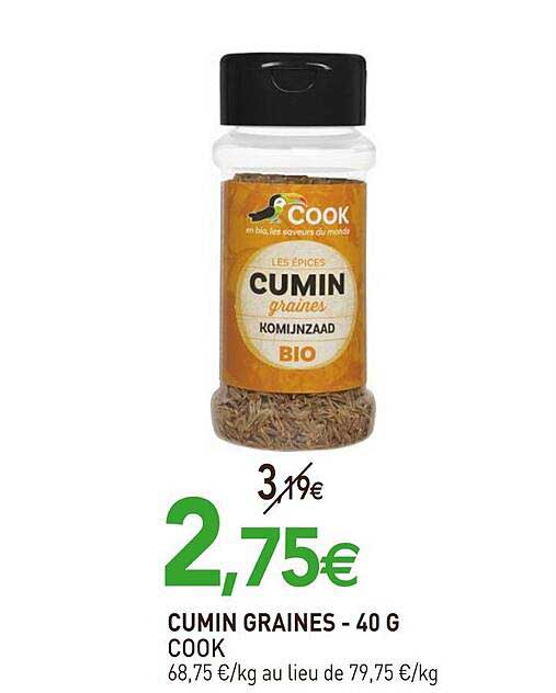 cumin graines cook 40g