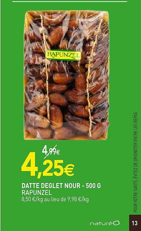 datte deglet nour - 500 g rapunzel