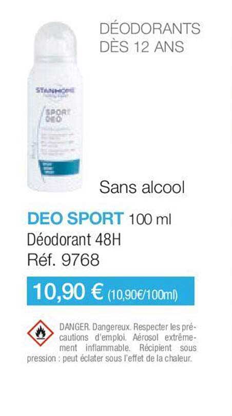 déo sport stanhome