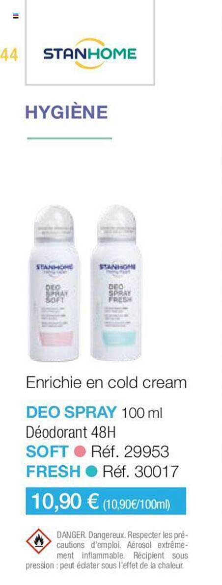 déo spray stanhome