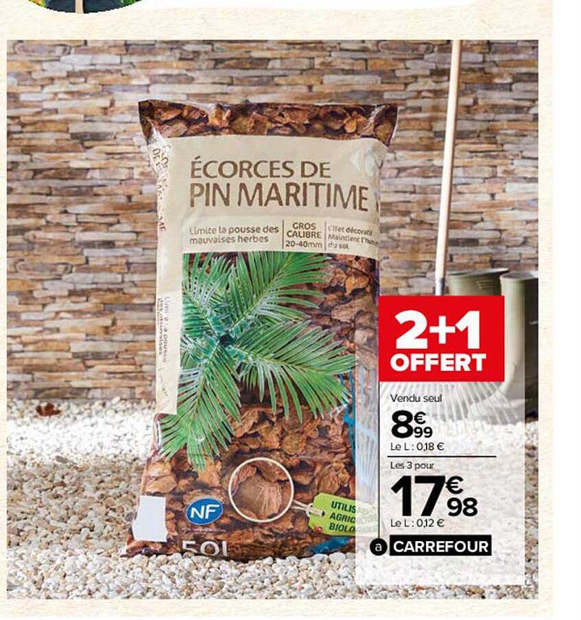 écorces De Pin Maritime Carrefour