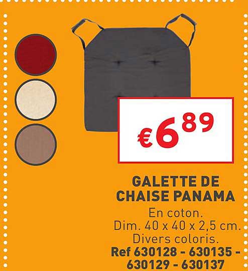 Galette De Chaise Panama