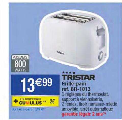 grille-pain réf. br-1013 tristar
