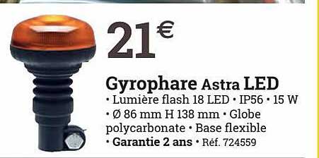 gyrophare astra led