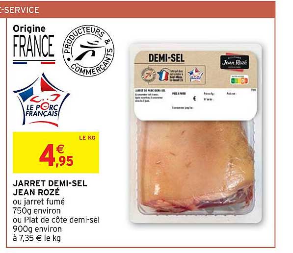 Jarret Demi-sel Jean Rozé