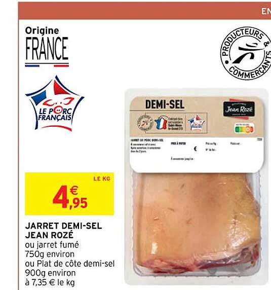 jarret demi-sel jean rozé