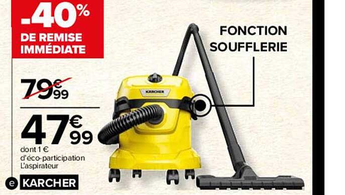 l'aspirateur kärcher
