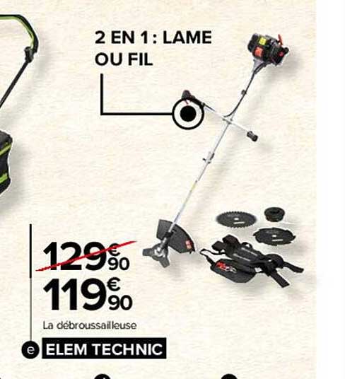 la débroussailleuse elem technic