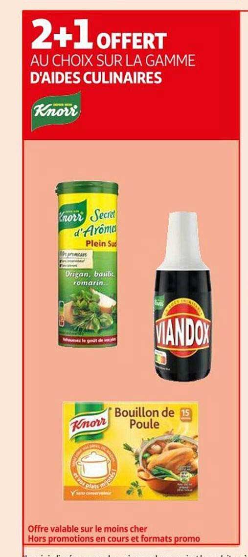 la gamme d'aides culinaires knorr