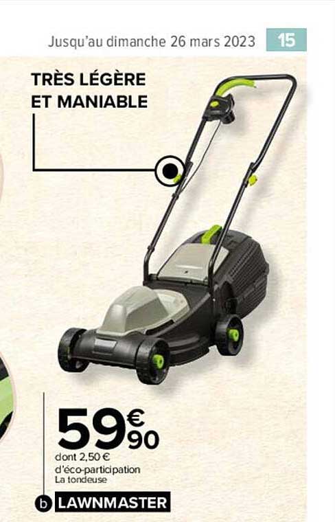 la tondeuse lawnmaster