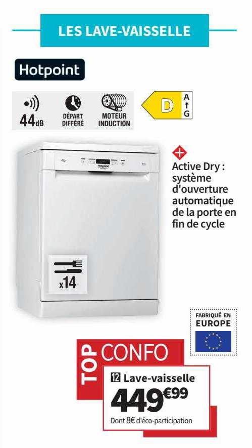 lave-vaisselle hotpoint