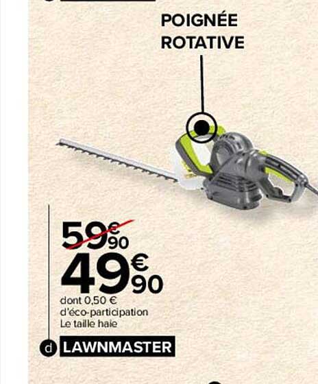 le taille haie lawnmaster