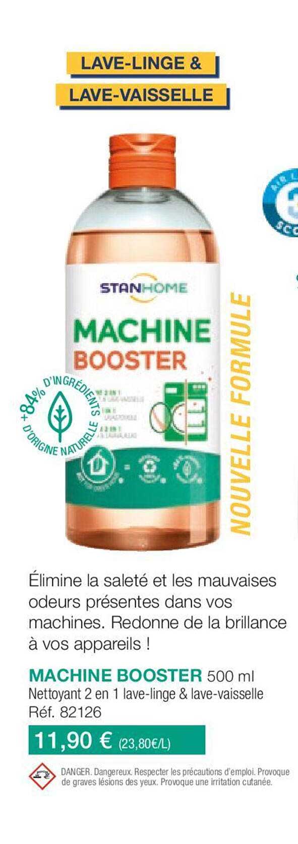 machine booster stanhome