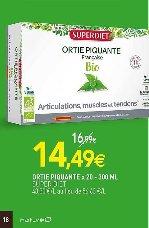 ortie piquante x20 - 300 m super diet