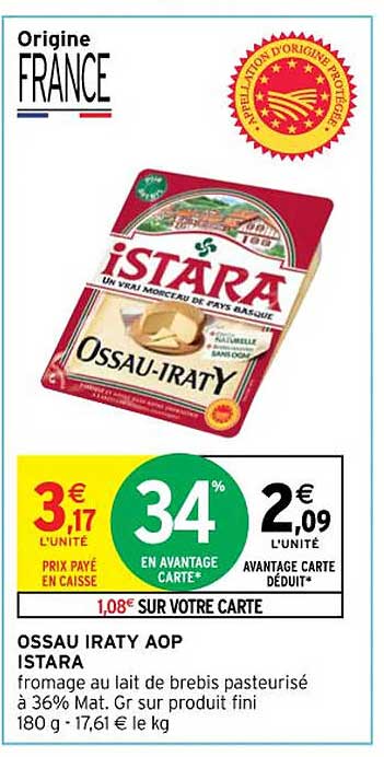ossau iraty aop istara