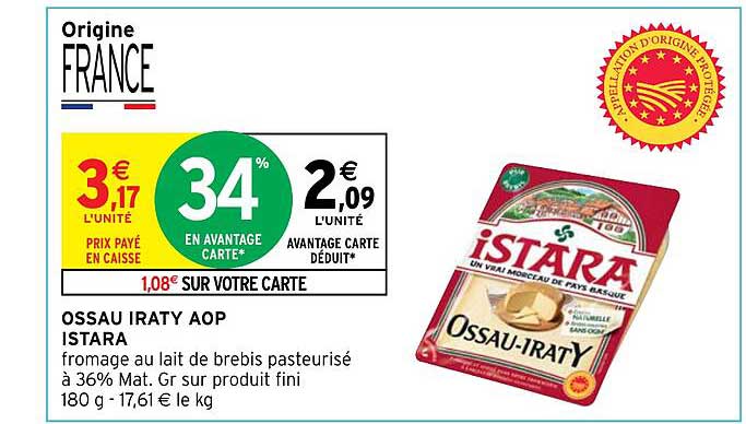 ossau iraty aop istara