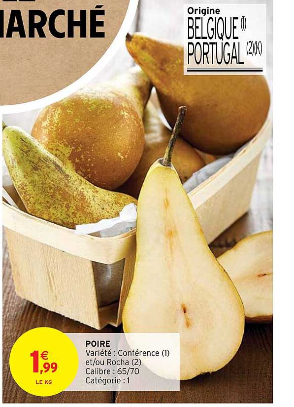 poire conférence et-ou rocha