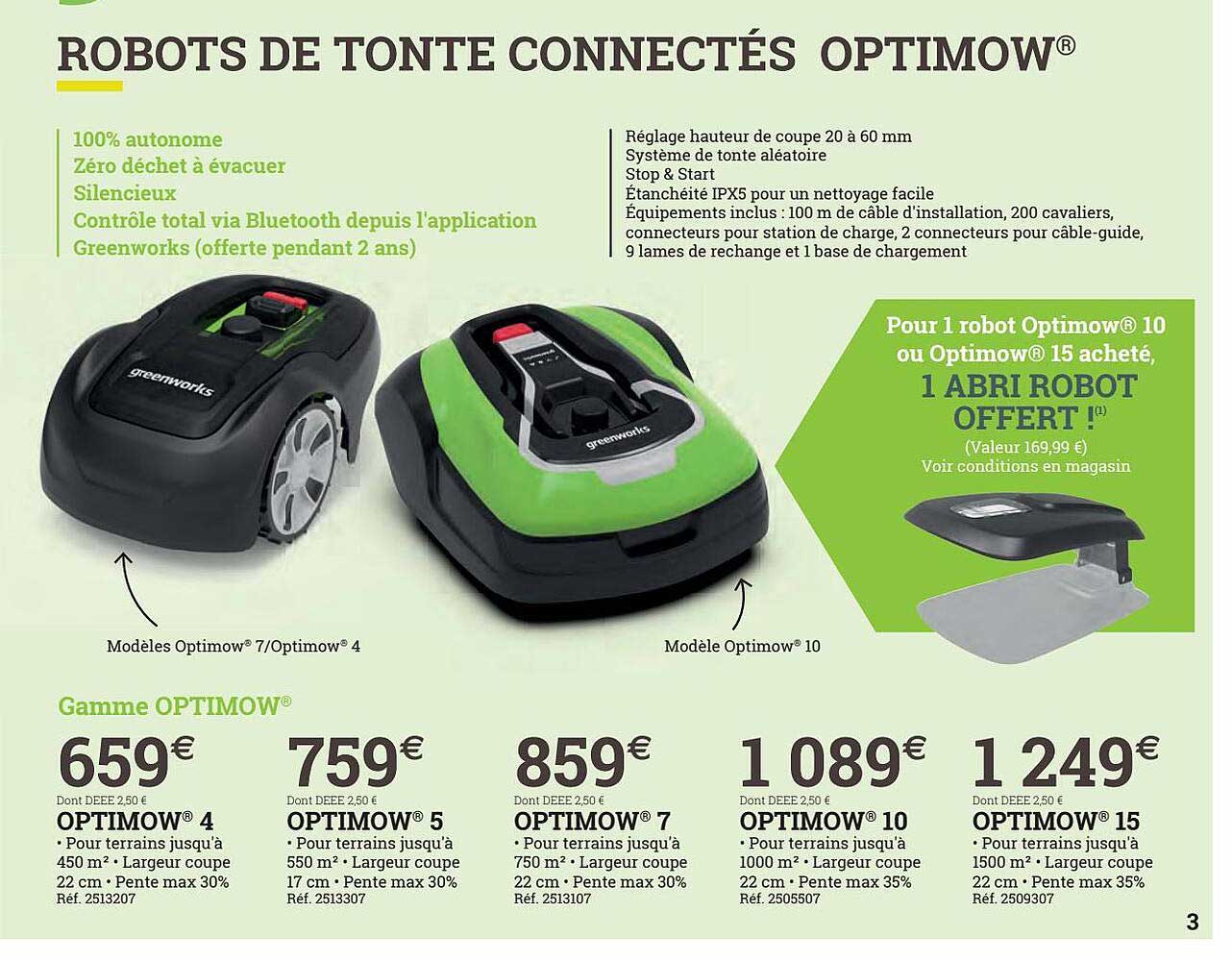 Robots De Tonte Connectés Optimow