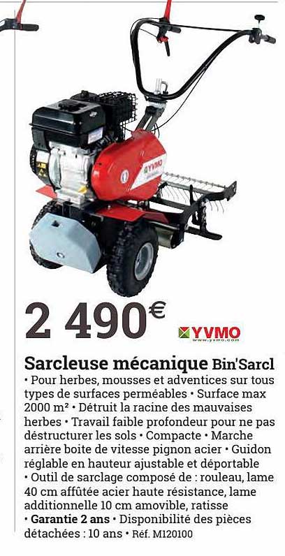 sarcleuse mécanique bin-sarcl yvmo