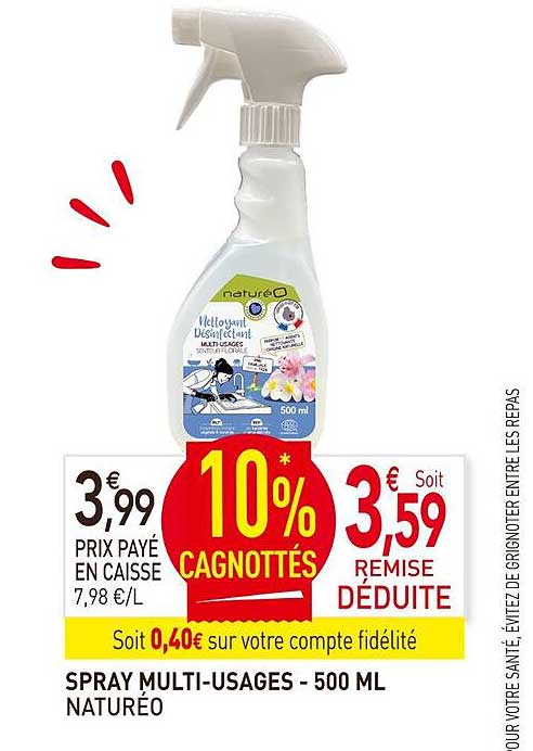 spray multi-usages - 500 ml naturéo
