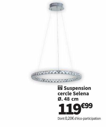 Suspension Cercle Selena ø 48 Cm