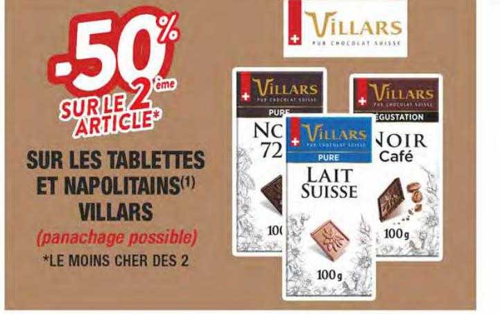 Tablettes Et Napolitains Villars