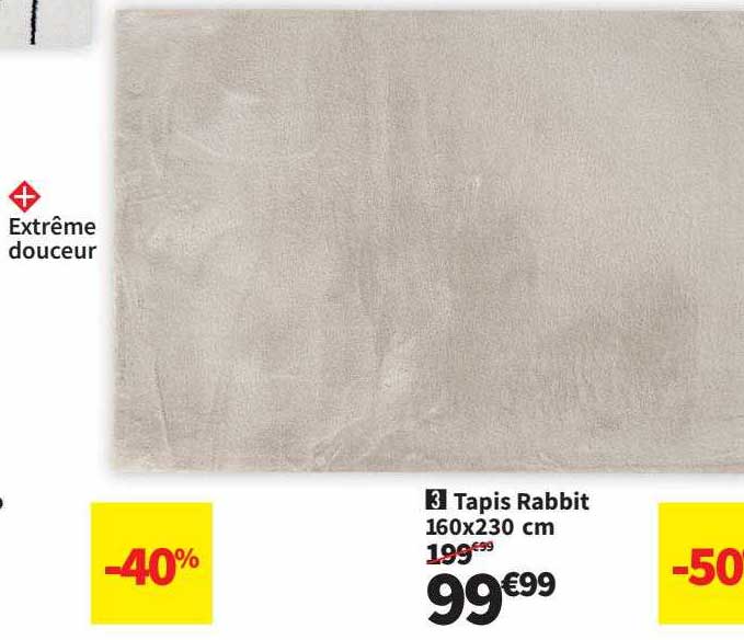 tapis rabbit 160 x 230 cm